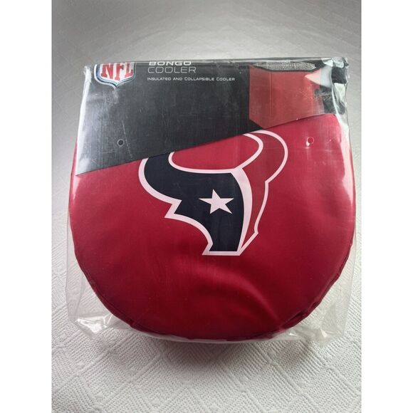 Houston Texans Picnic Time Bongo 12 Qt Collapsible Cooler/Seat 596-00-100-134-2 - Picture 2 of 10